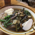 草木庵 - 山菜そば880円
