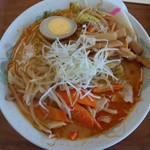 むれ温泉 天狗の館 - ピリ辛チャンポン800円。