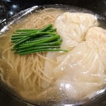 饗 くろ喜 - 道産の雲呑そば 1000円