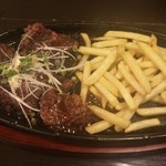 シェビーズステーキ - 和風ハラミステーキ（付け合わせをポテトに変更）