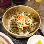 ラーメン暖暮 - チャーシュー高菜丼
