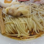 自家製麺 くろ松 - ゆで加減バッチリ