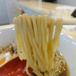 自家製麺 くろ松 - 平細麺