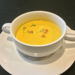 Resutoran Kyoumo Dokokade - かぼちゃのスープ