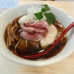 自家製麺 くろ松 - （松）特級中華そば  ワンタン・味付け卵入り