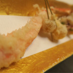 おおさか料理  浅井 - 蟹の天ぷら