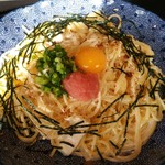 洋麺屋五右衛門 - たらこと湯葉とモッツァレラチーズのカルボナーラ