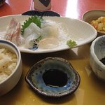 遊び心の宿　のいち - ランチの海鮮定食