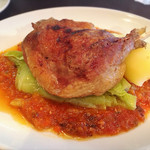 鴨モモ肉のコンフィ