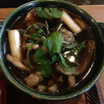 草庵 - 鴨付け汁