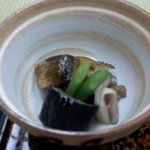 つかさや旅館 - 蓋物　身欠き鰊と野菜の煮物