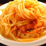 Kafeterasu Shiki - パーティメニュー　渡り蟹のトマトスパゲティー
