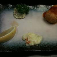 赤坂 津つ井 総本店 - 海老フライ抜きカニクリームコロッケ