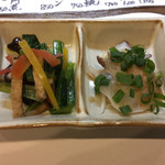 味楽 ゆめり - お通し
      ２０１６年１１月２２日実食