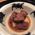 まき村 - 佐賀牛ランプの肉豆腐風（2016/9）