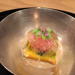 まき村 - 南瓜と季節野菜の冷やし炊き合わせ（2016/9）