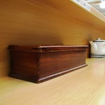 カウンター席の卓上