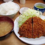 ロースかつ定食(大)