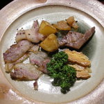 チャテオあくさん - 黒豚のベーコン、その他盛り合わせ