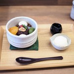 あんみつの深緑堂 - あんみつ＆アイス（クリームあんみつ）