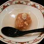 蛇の市 - <椀物>海老しんじょう餡かけ