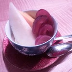 鮓大宜 - ぶどうのプリン