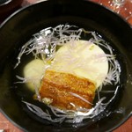 千松しま - 【たまご豆腐・粟餅・アナゴの椀】◎2016/10