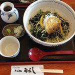 そば処みよし - 岩のりそば(冷たい）890円