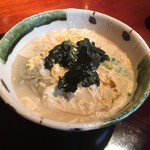 志蕎庵 江月 - 湯葉卵とじ蕎麦