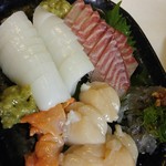 麺哲支店 麺野郎 - 刺身盛り(2016/11)