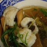 麺哲支店 麺野郎 - 鱧と松茸の潮仕立て塩つけ麺(2016/11)