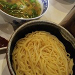 麺哲支店 麺野郎 - 鱧と松茸の潮仕立て塩つけ麺(2016/11)