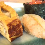 すし処金太郎 - たまご　ぼたんえび　いくら