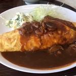 花屋食堂 - オムハヤシ８２０円