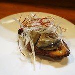 Femme de bateau Aoki - 牡蠣のオイル漬けブルスケッタ風