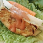 ギョウザ オウショウ - H28.10 餃子と国産野菜の巻き巻きサラダ