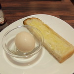 トーストゆで卵モーニング