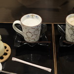 Konpeito - 大内山牛乳たっぷりほうじ茶ラテと大内山牛乳たっぷりなめらかプリン