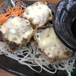 宮崎の地鶏 - つくねチーズ 550yen