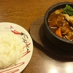 トマト＆オニオン - 石焼デミハンバーグ ライス