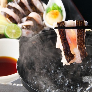 Excellent freshness! moray eel shabu shabu