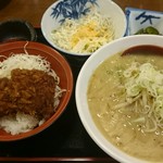 なん・なん亭 - Sセット ソースカツ丼