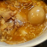 らーめん 夢屋台 - チャーシュー＆煮卵