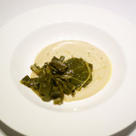 インカント - プーリアの魂　乾燥空豆のピューレと季節青菜のソテー