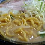 麺好き うるふ - まろやか味噌【中太ちぢれ麺】