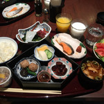 金沢マンテンホテル - 本日の和朝食
            ２０１６年１１月２３日