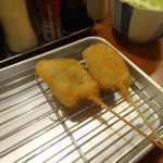 Kushikatsu Yuya - 牛（@130円+税）