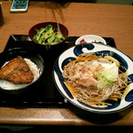 越前まるごと食彩 - ソースカツ丼と越前蕎麦のセット￥1400