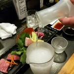 寿司居酒屋 㐂六 - みぞれ酒