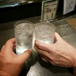 寿司居酒屋 㐂六 - 本日２度目の乾杯！